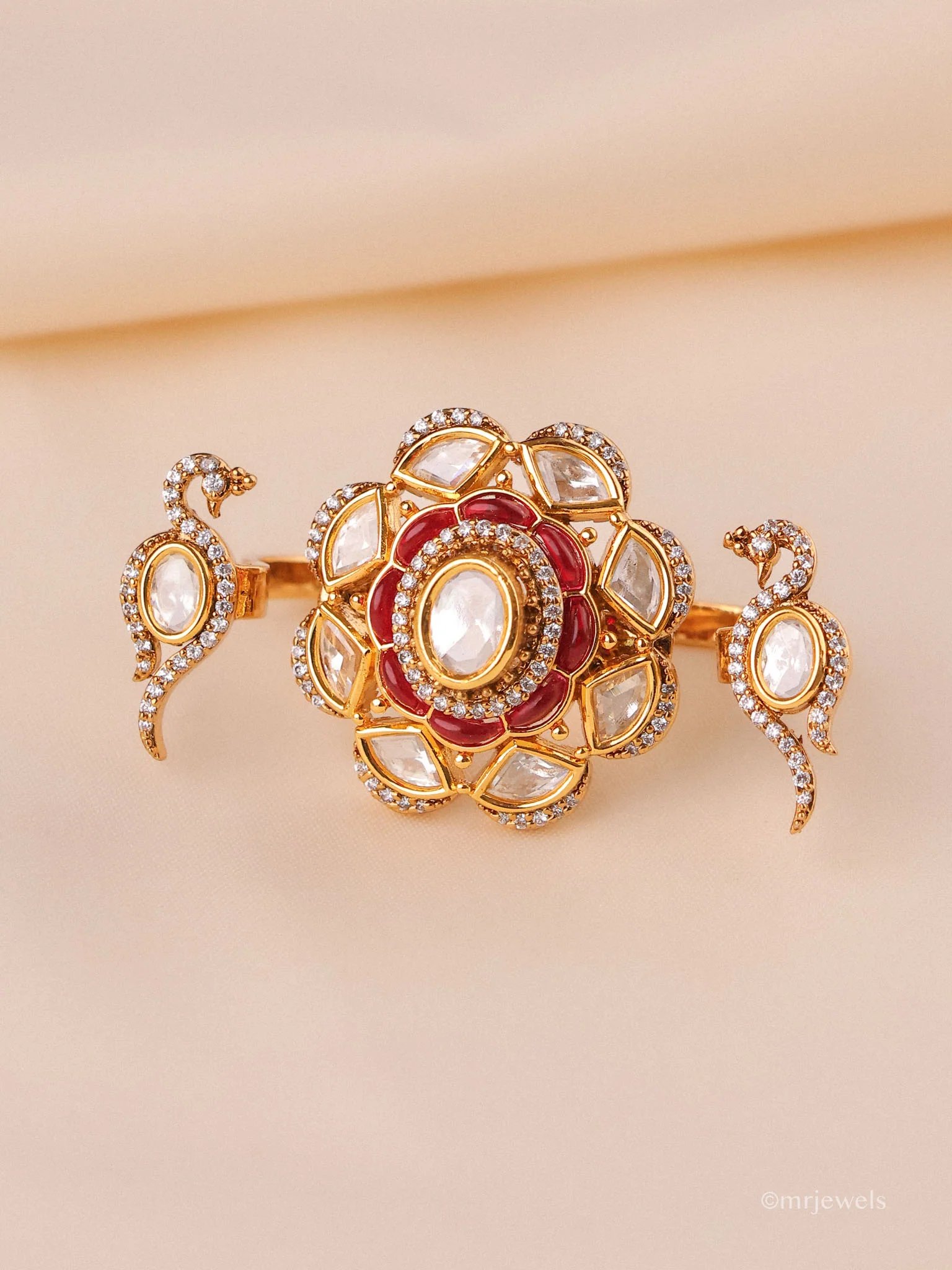 Statement Kundan Polki Ring