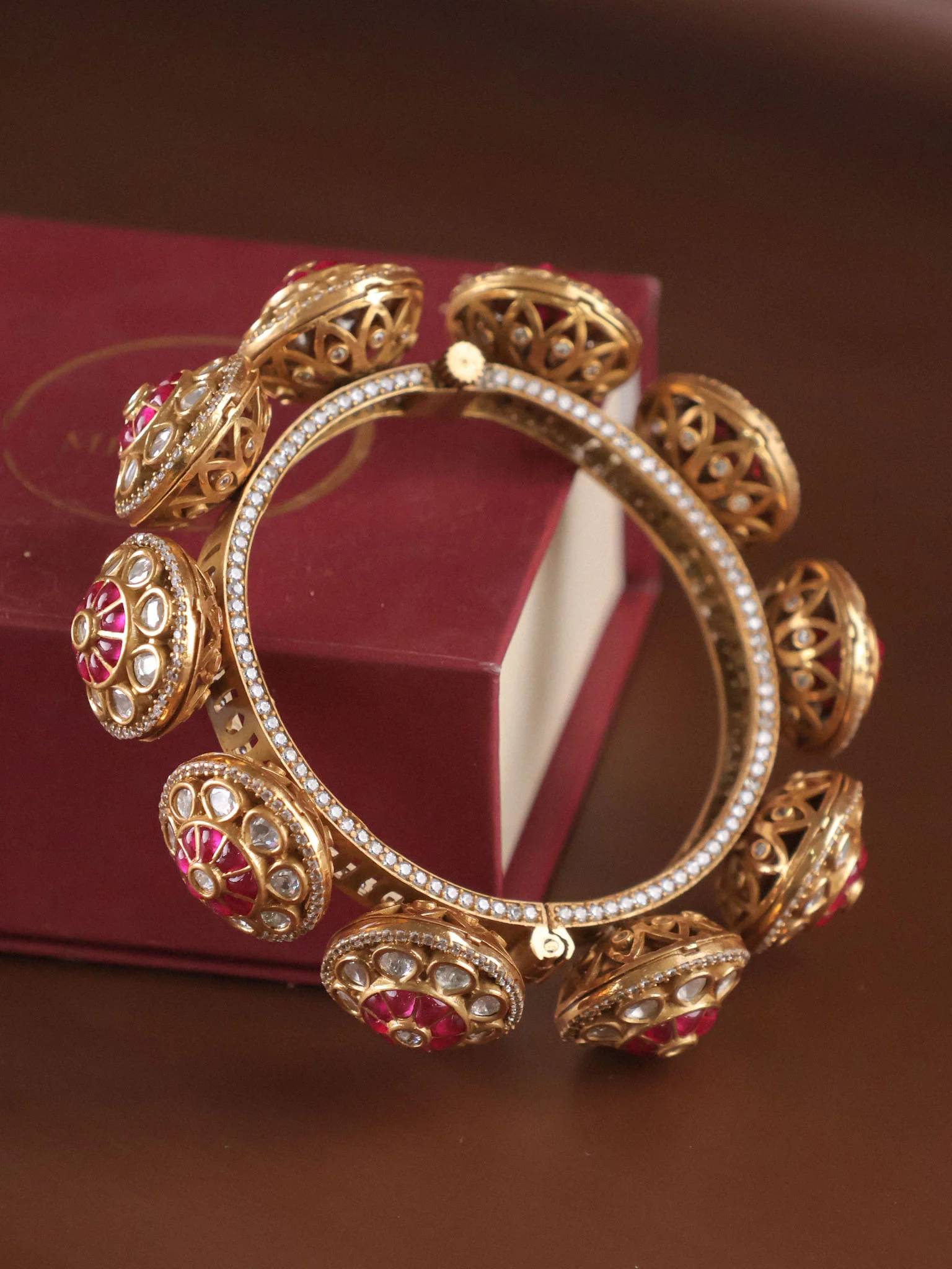 Statement Moissanite Openable Pacheli kada - Image 10