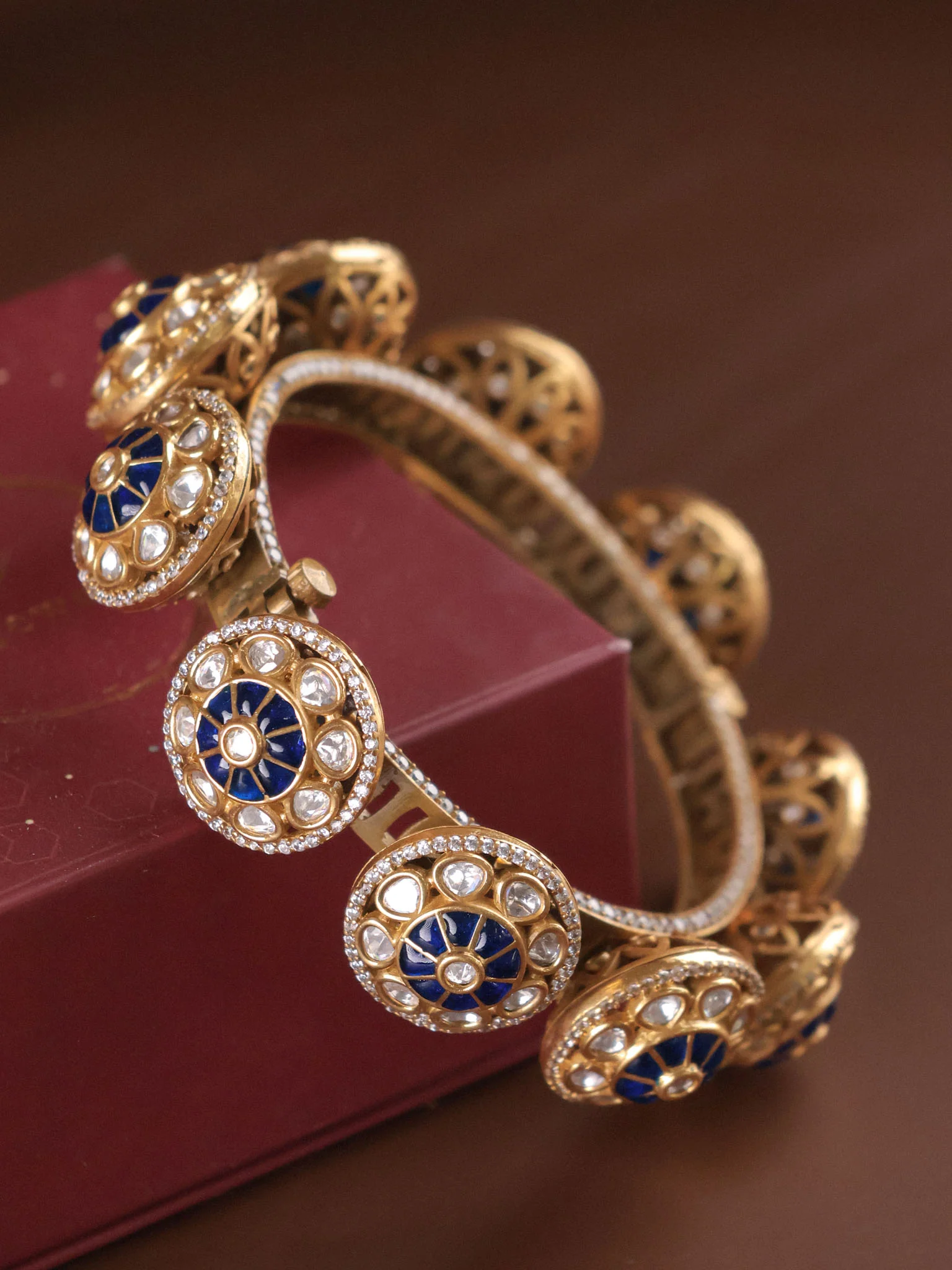 Statement Moissanite Openable Pacheli kada - Image 2