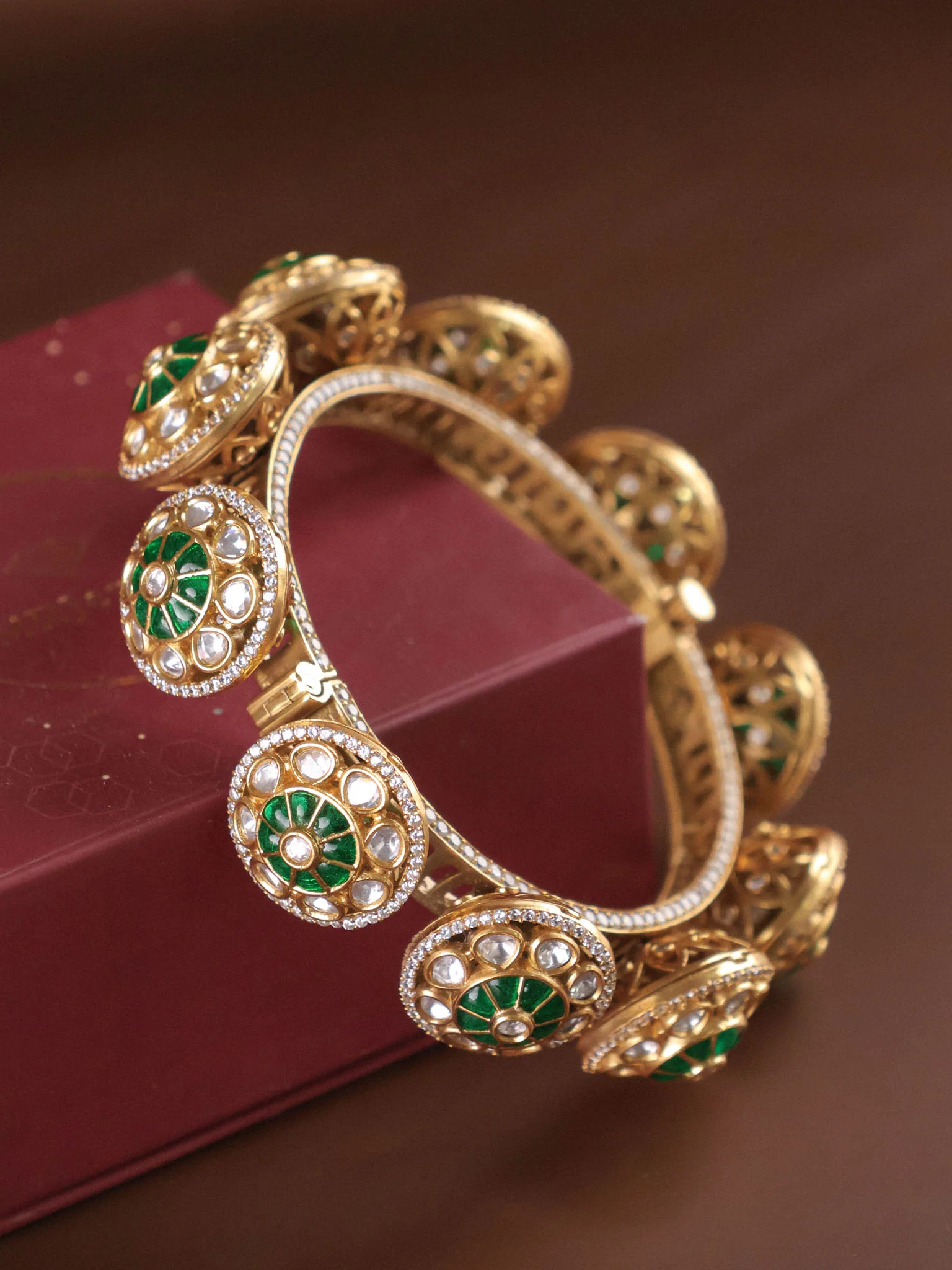 Statement Moissanite Openable Pacheli kada - Image 3