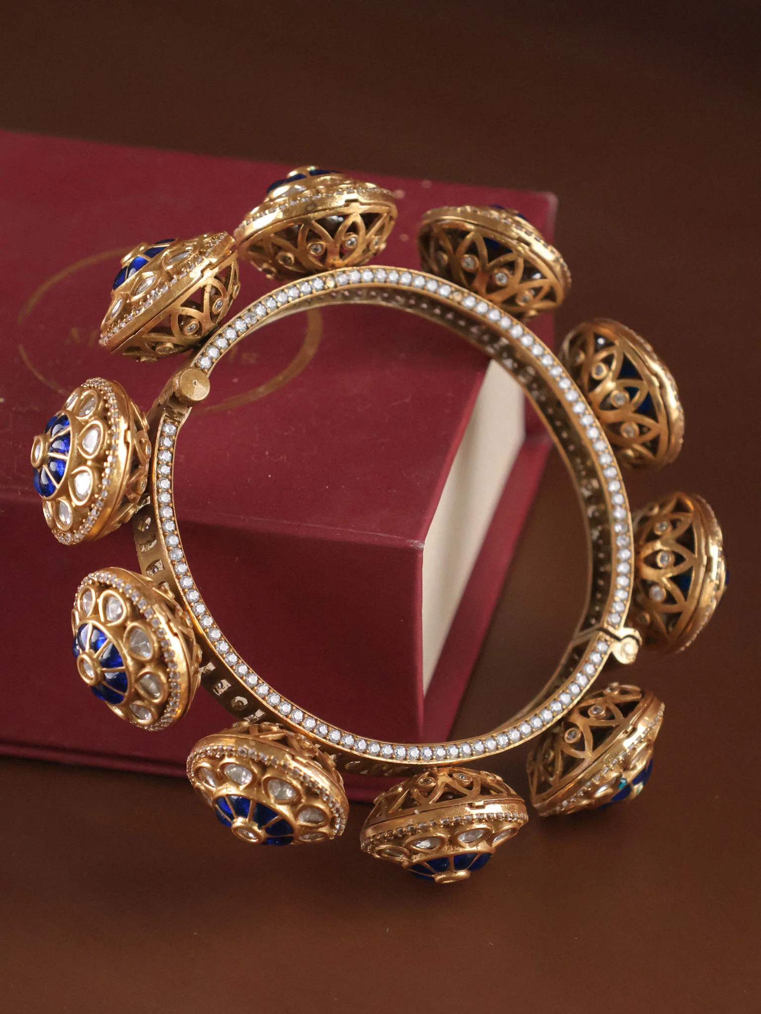 Statement Moissanite Openable Pacheli kada - Image 8