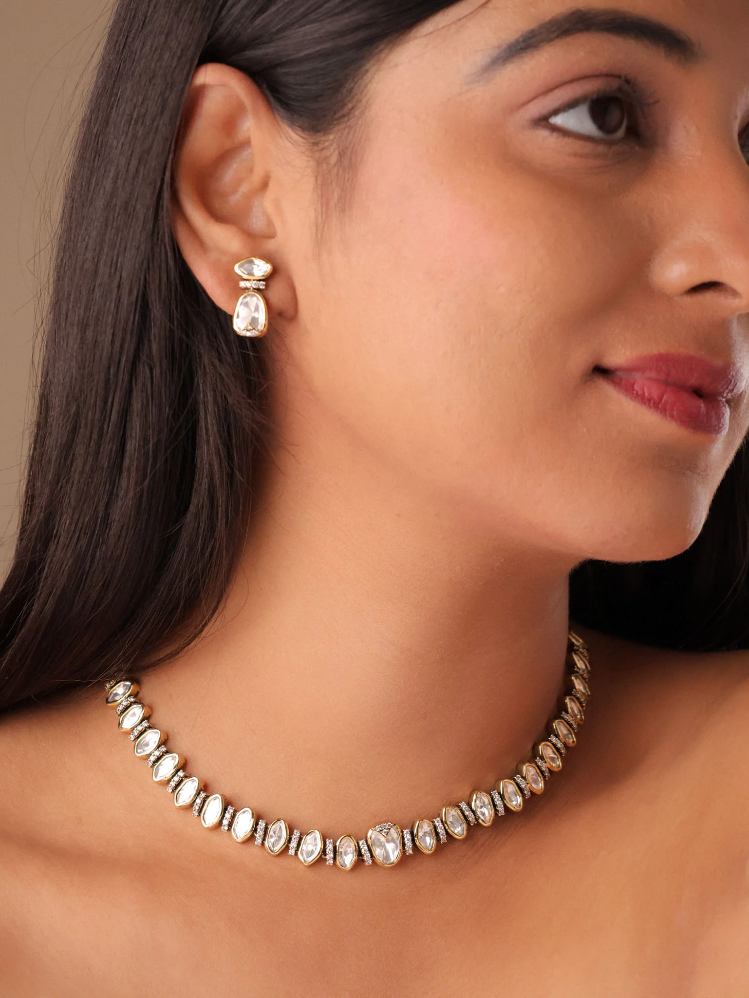 Statement Polki Necklace