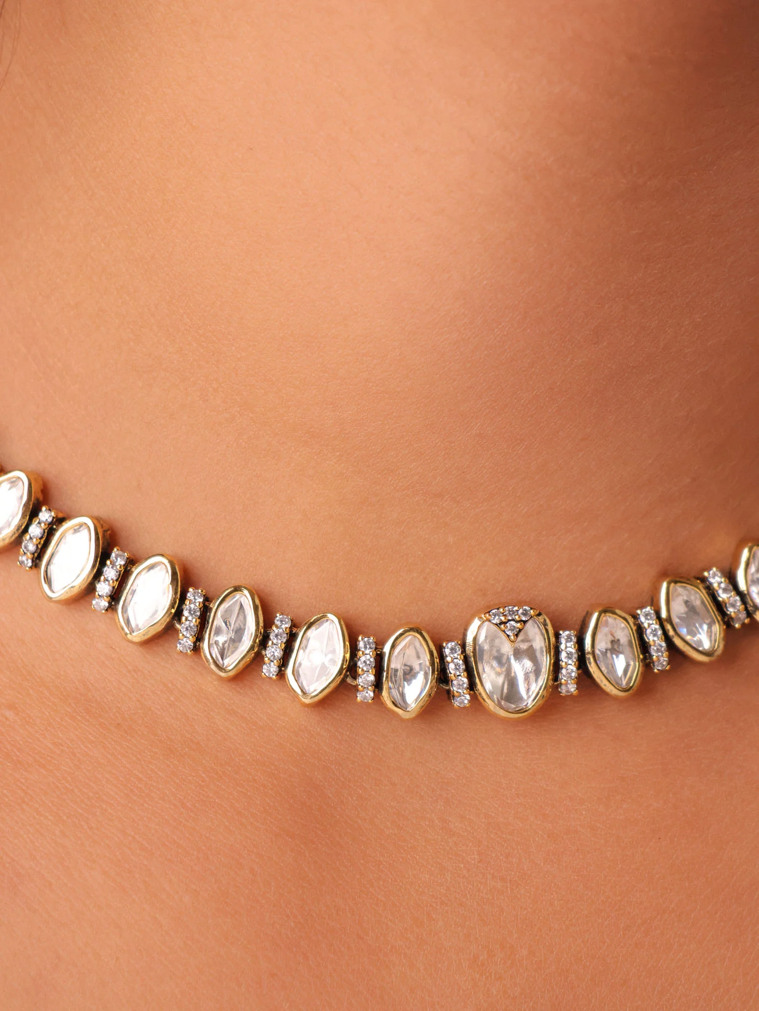 Statement Polki Necklace - Image 2