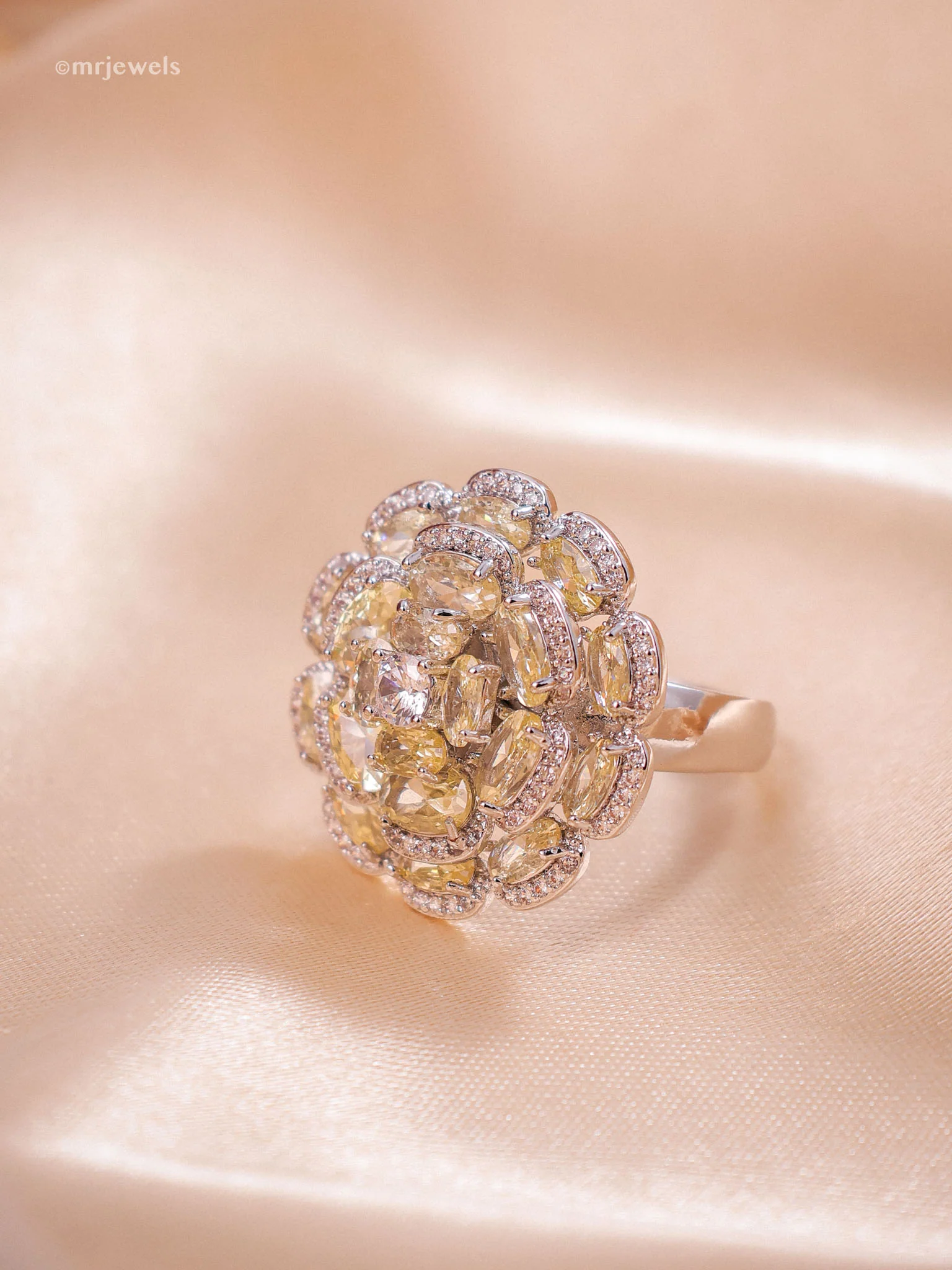 Swarovski Designer Ring - Free size - Image 13