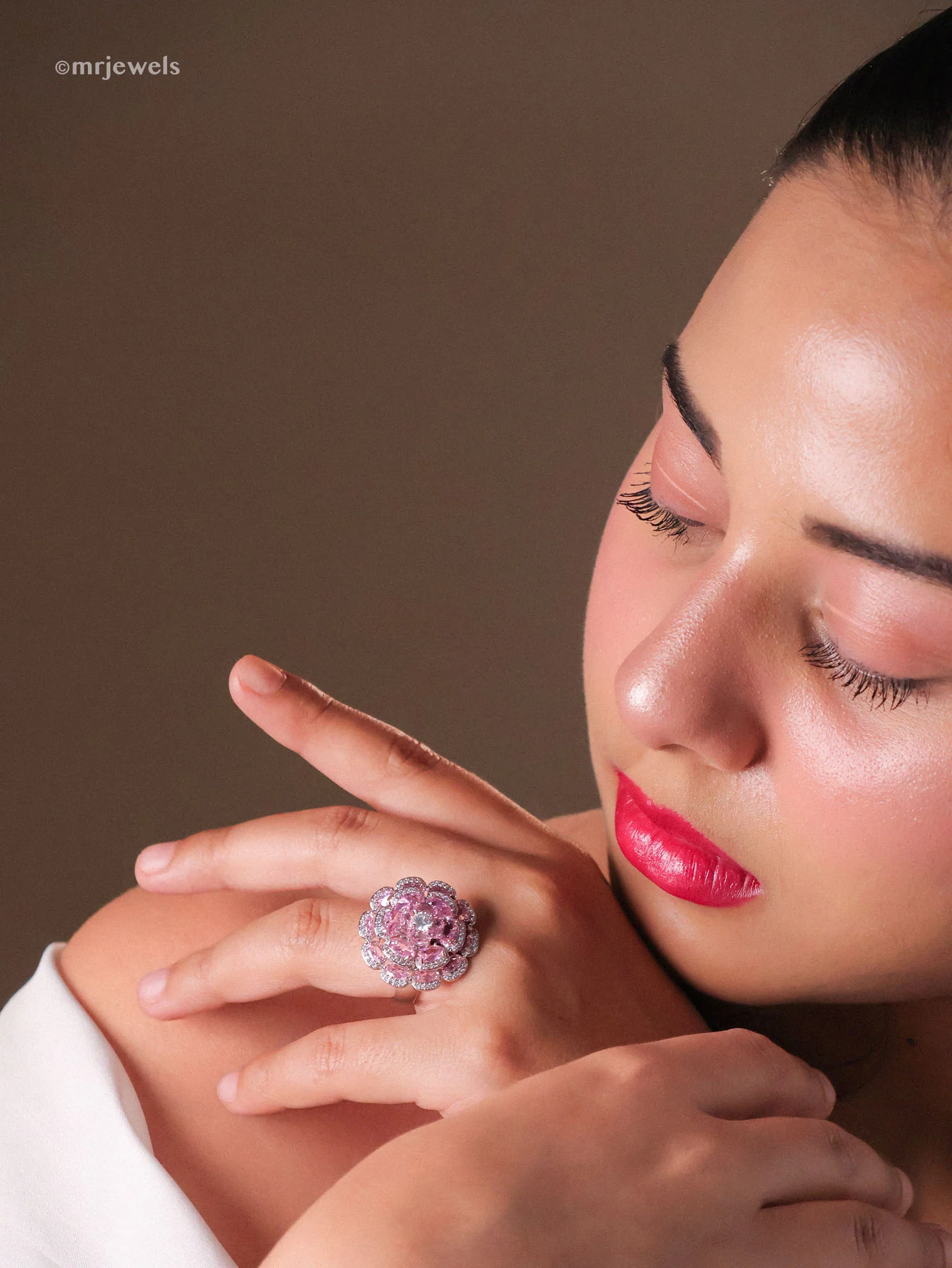 Swarovski Designer Ring - Free size - Image 3