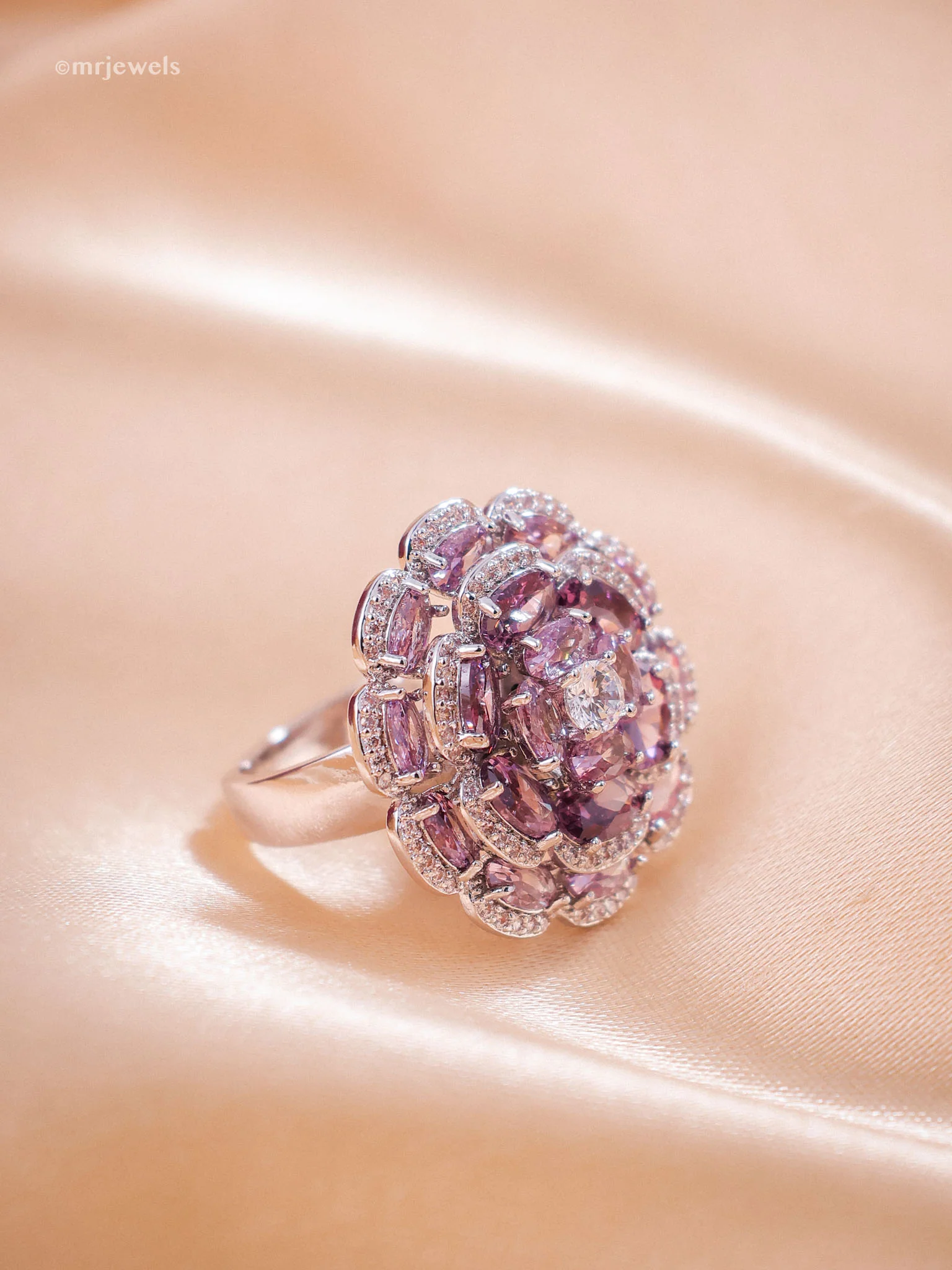 Swarovski Designer Ring - Free size - Image 5