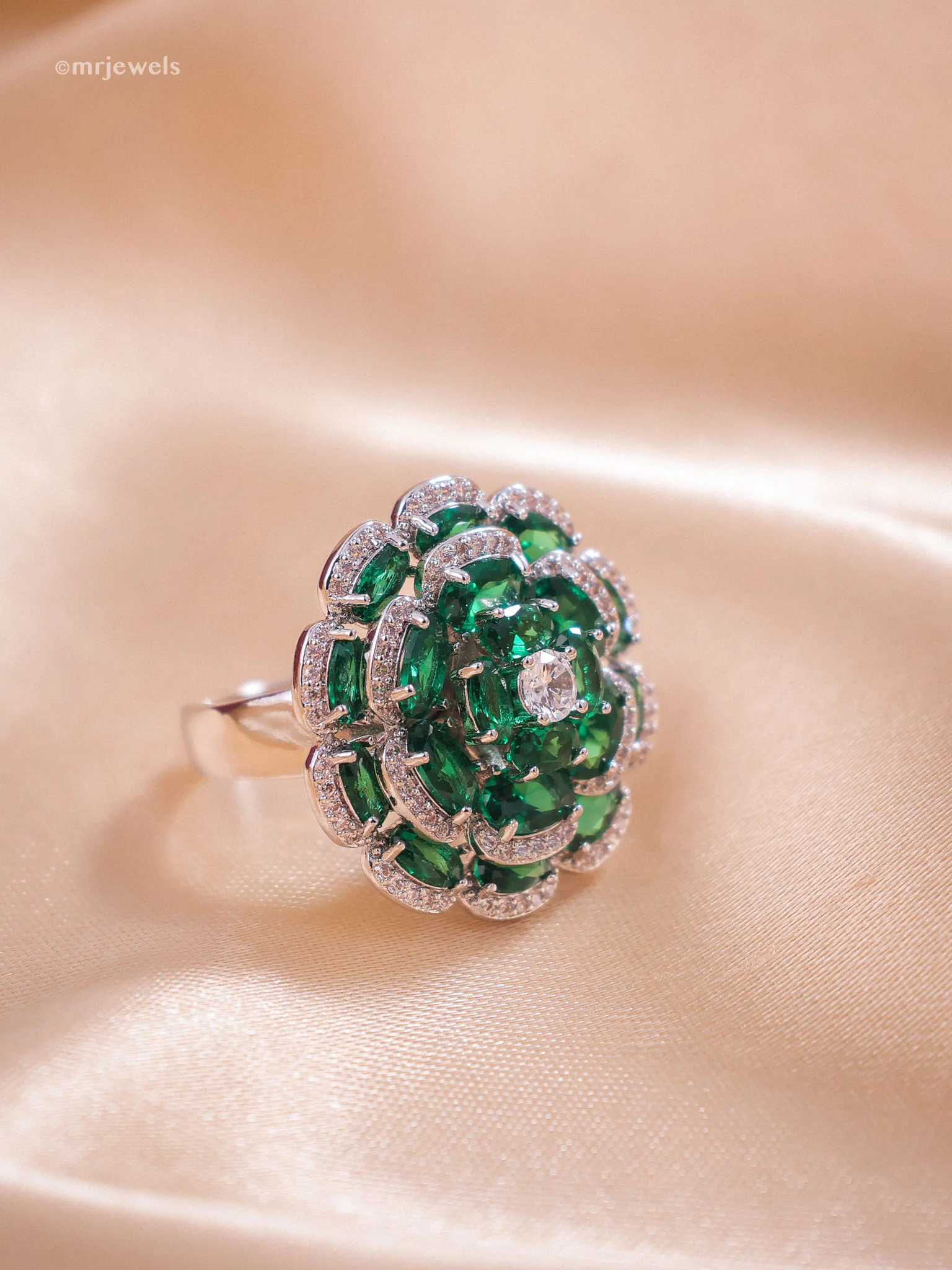 Swarovski Designer Ring - Free size - Image 6