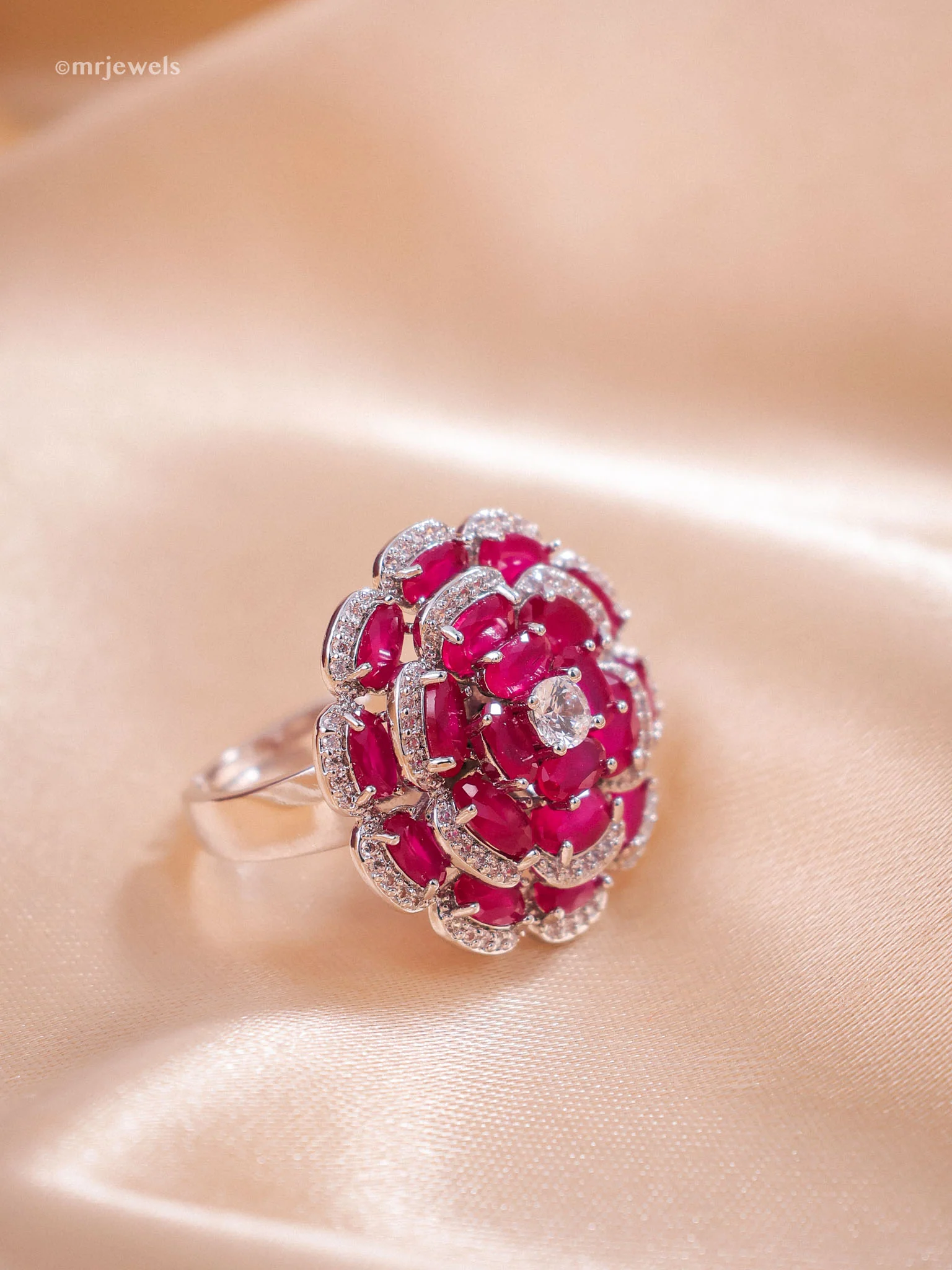 Swarovski Designer Ring - Free size - Image 8