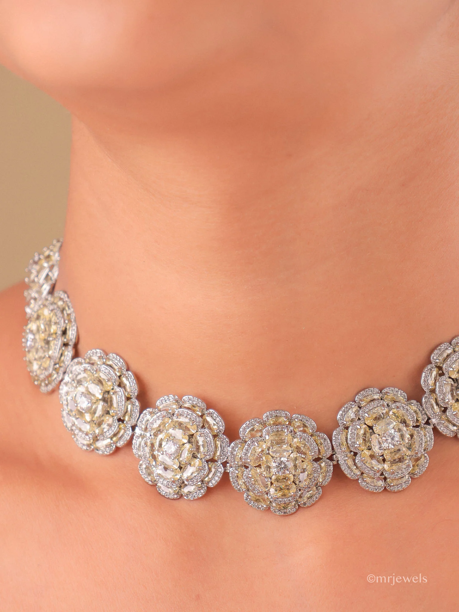 Swarovski  Statement Diamond Necklace Set - Image 11
