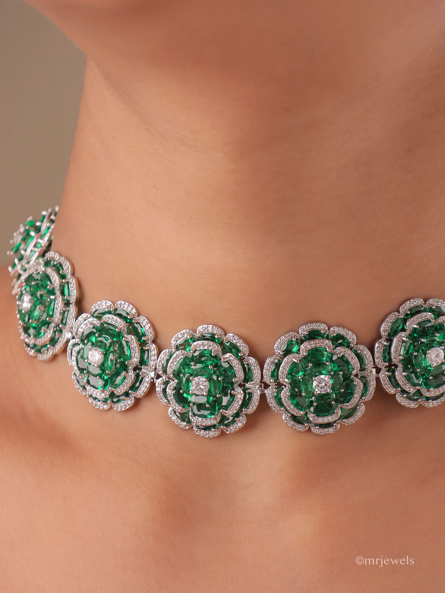 Swarovski  Statement Diamond Necklace Set - Image 7