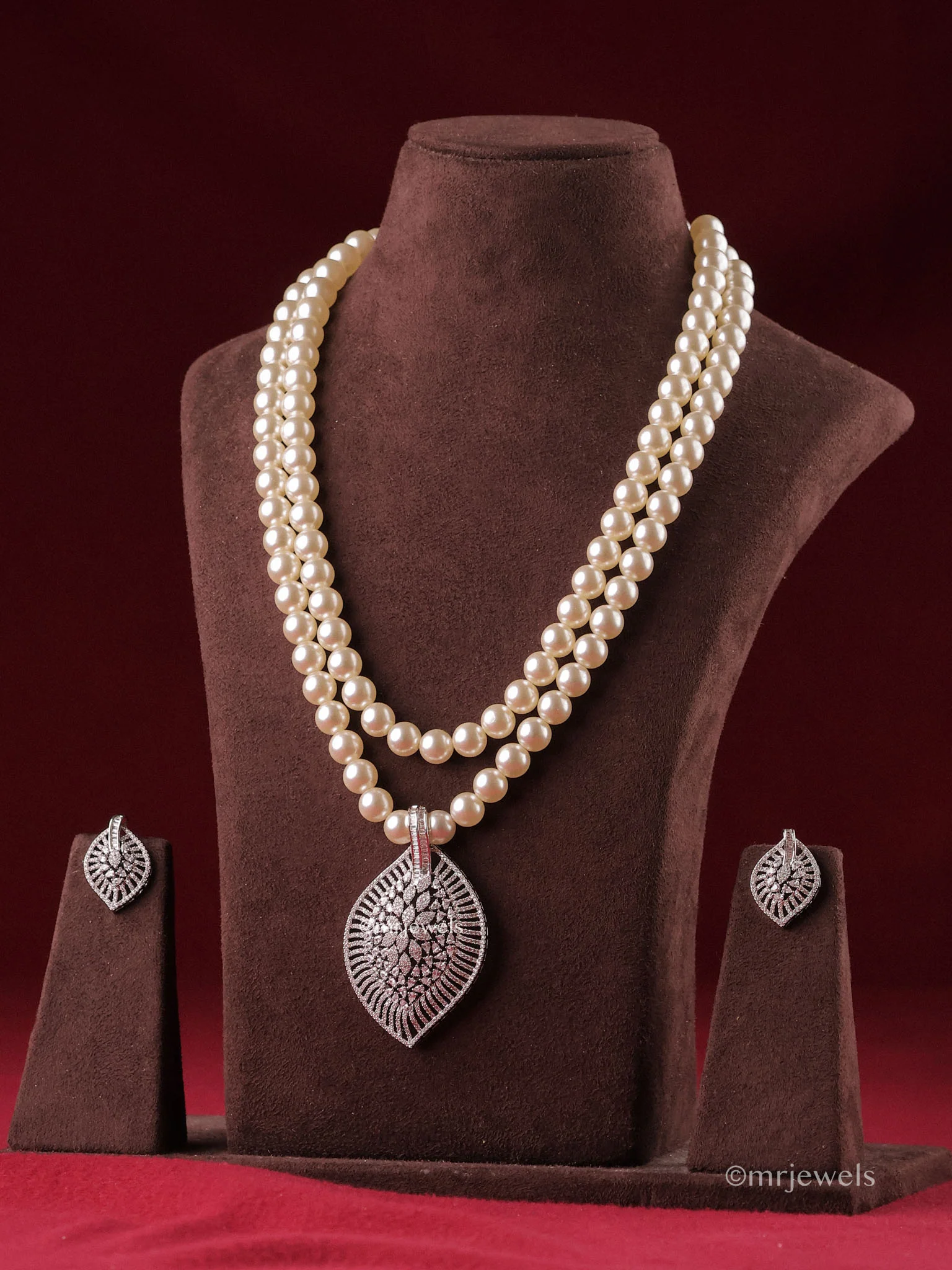Tanirika Statement Pearl Layered Necklace Set