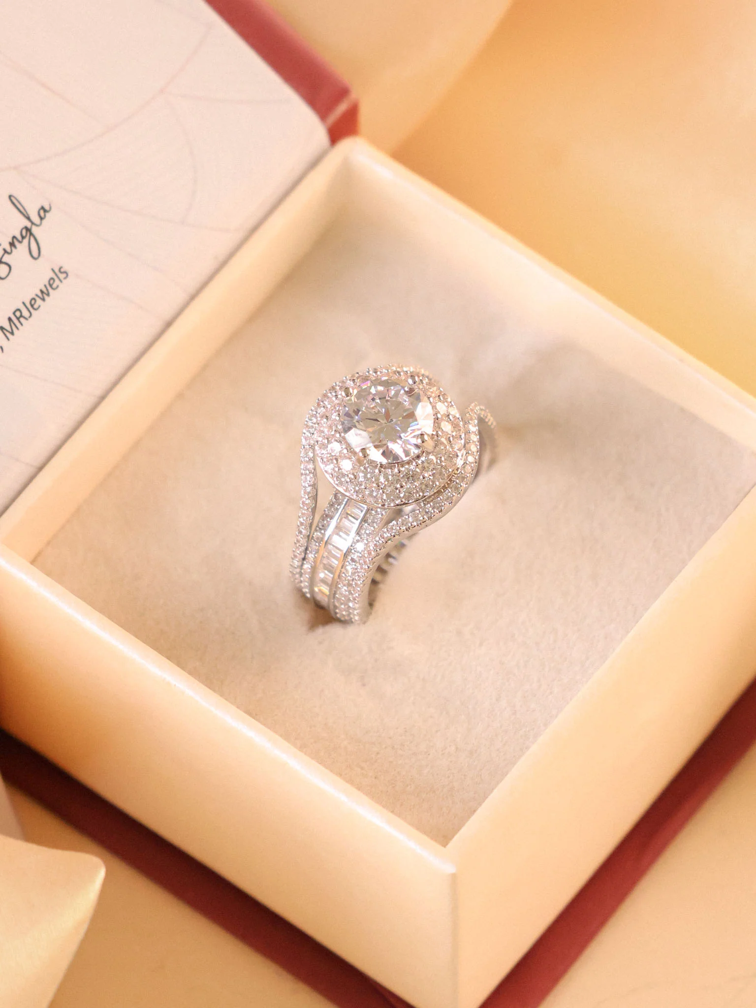 The Dual Aura Convertible Solitaire Ring Set - Image 2