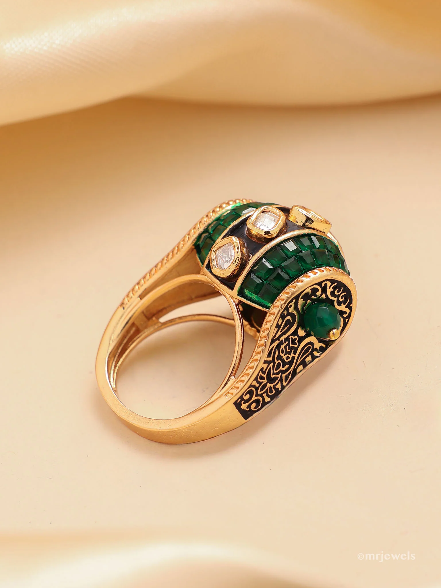 The Emerald Statement Ring