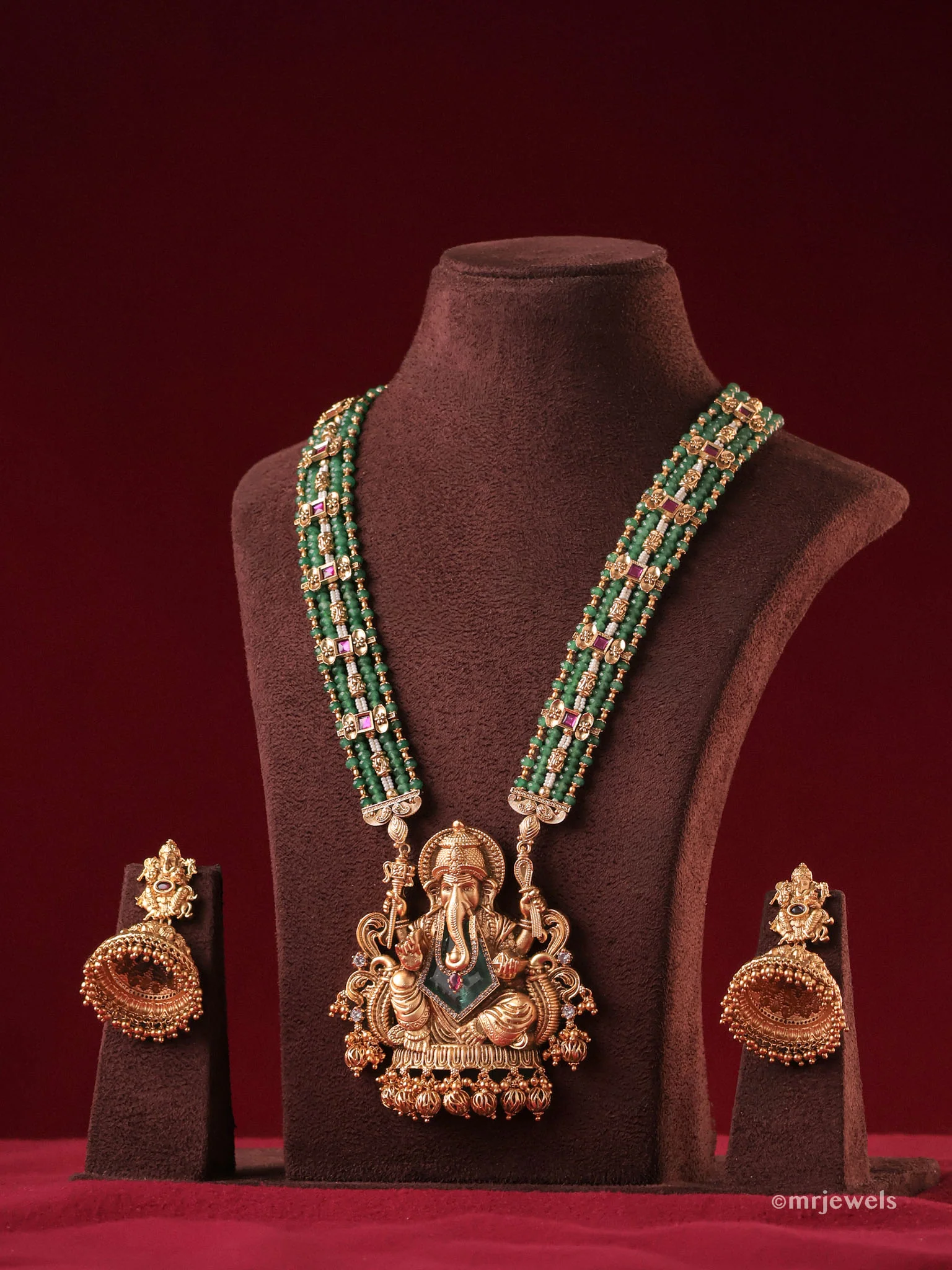 The Ganesha Temple Necklace Set