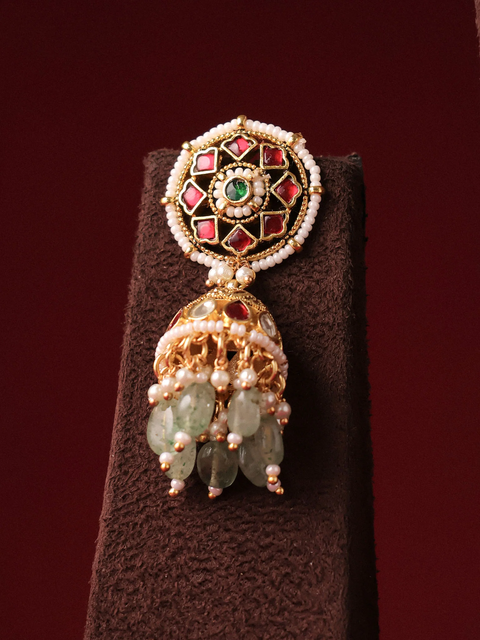 The Heritage Pachi Kundan Long Set - Image 3