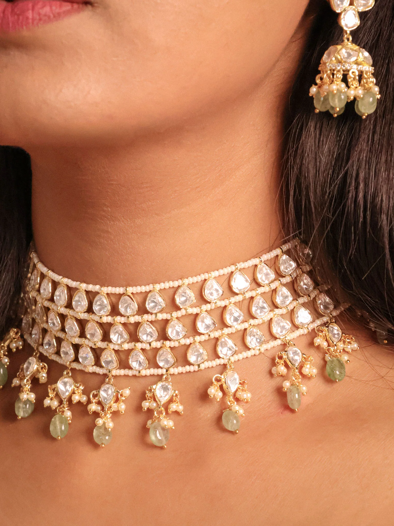 The Noor Polki Choker Set