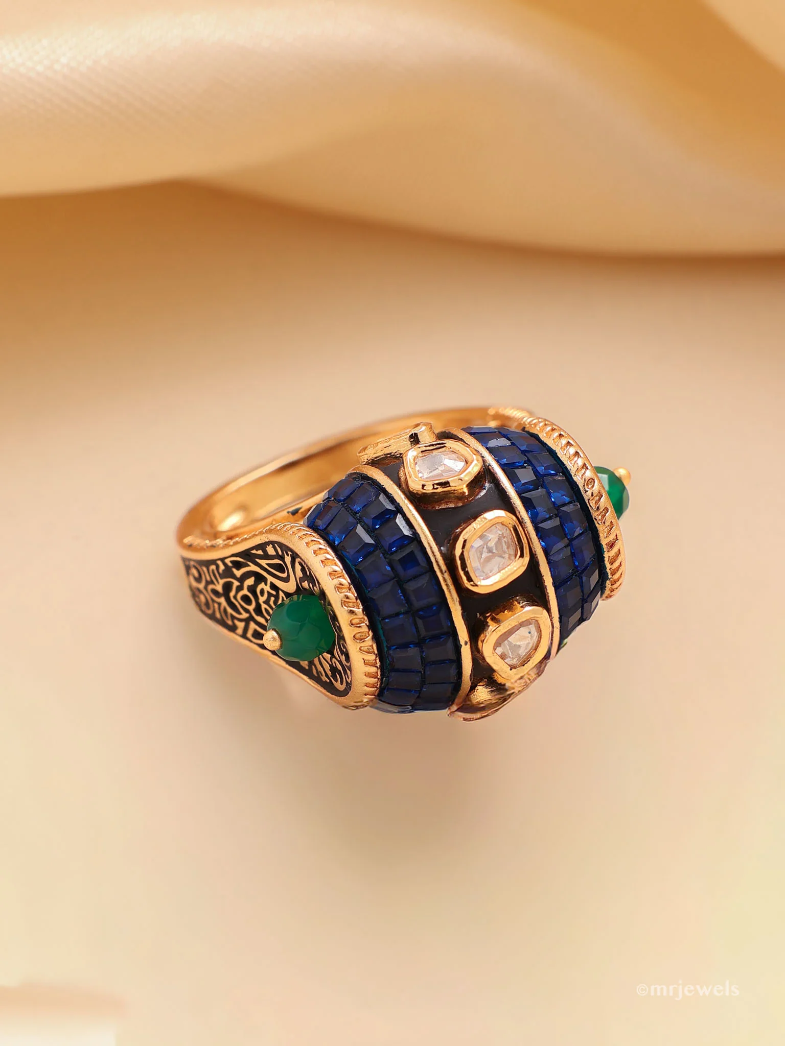 The Regal Sapphire Enigma Ring - Image 2