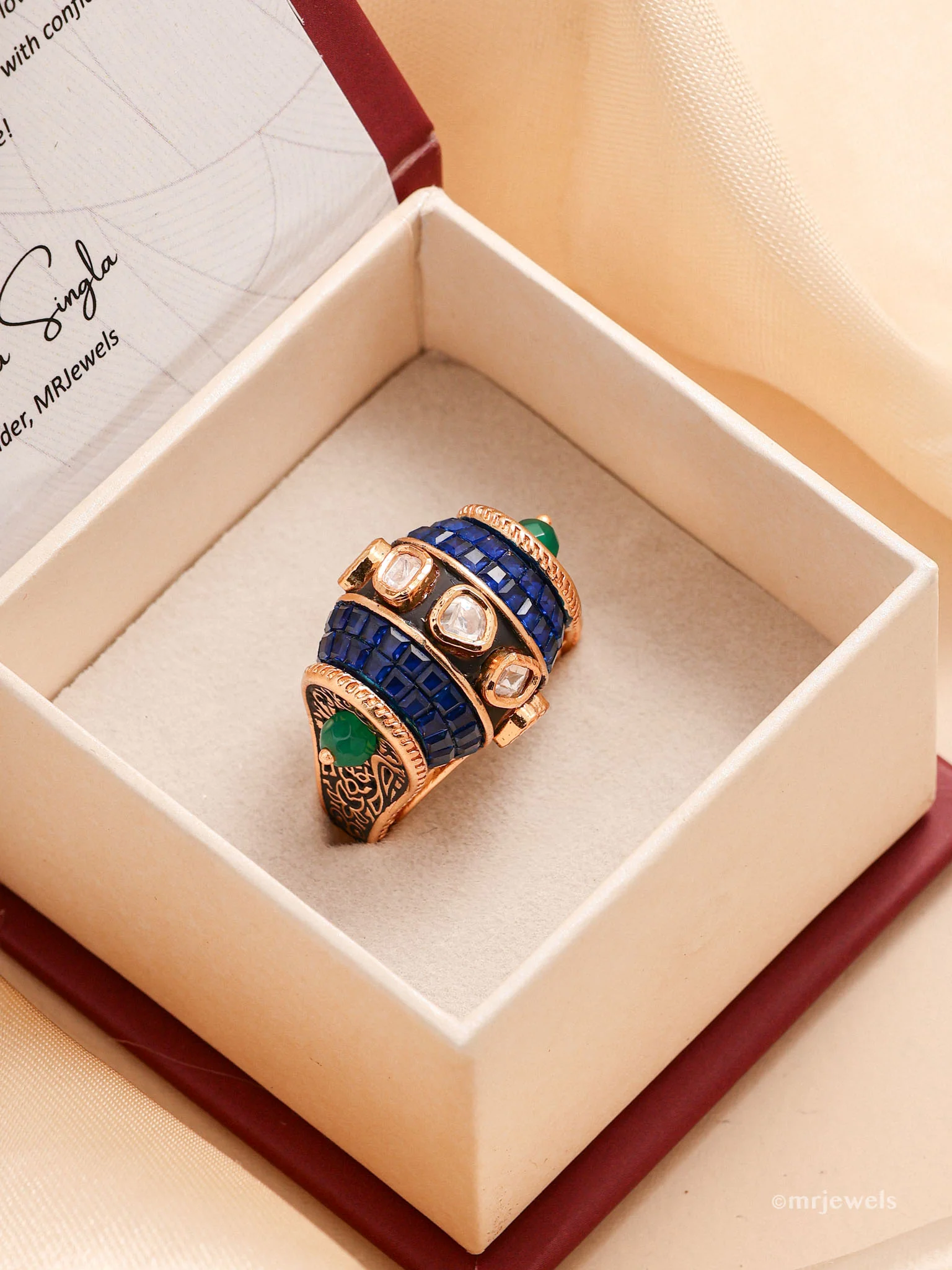 The Regal Sapphire Enigma Ring - Image 3