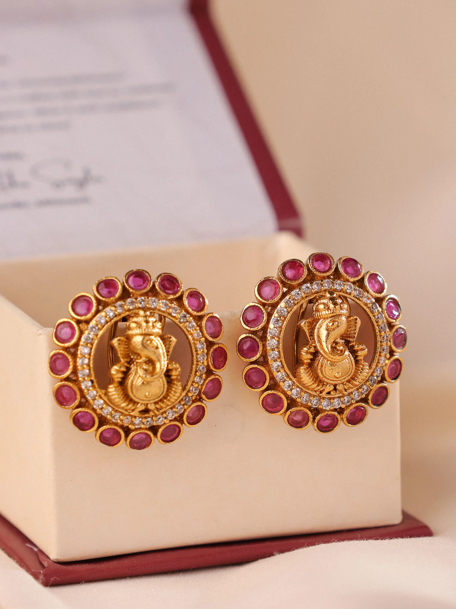 Vakratunda Ganesha Studs - Image 2