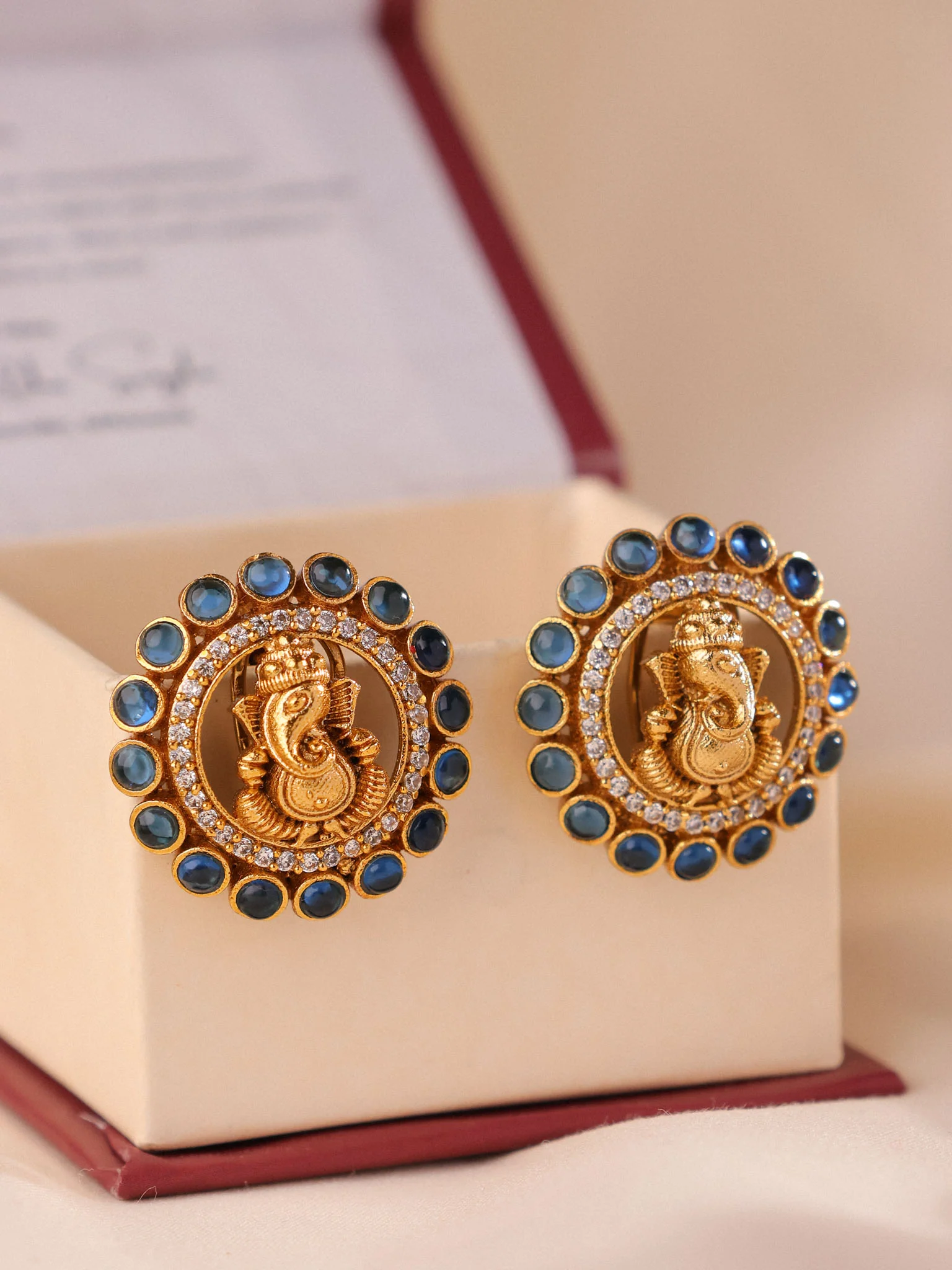 Vakratunda Ganesha Studs - Image 3