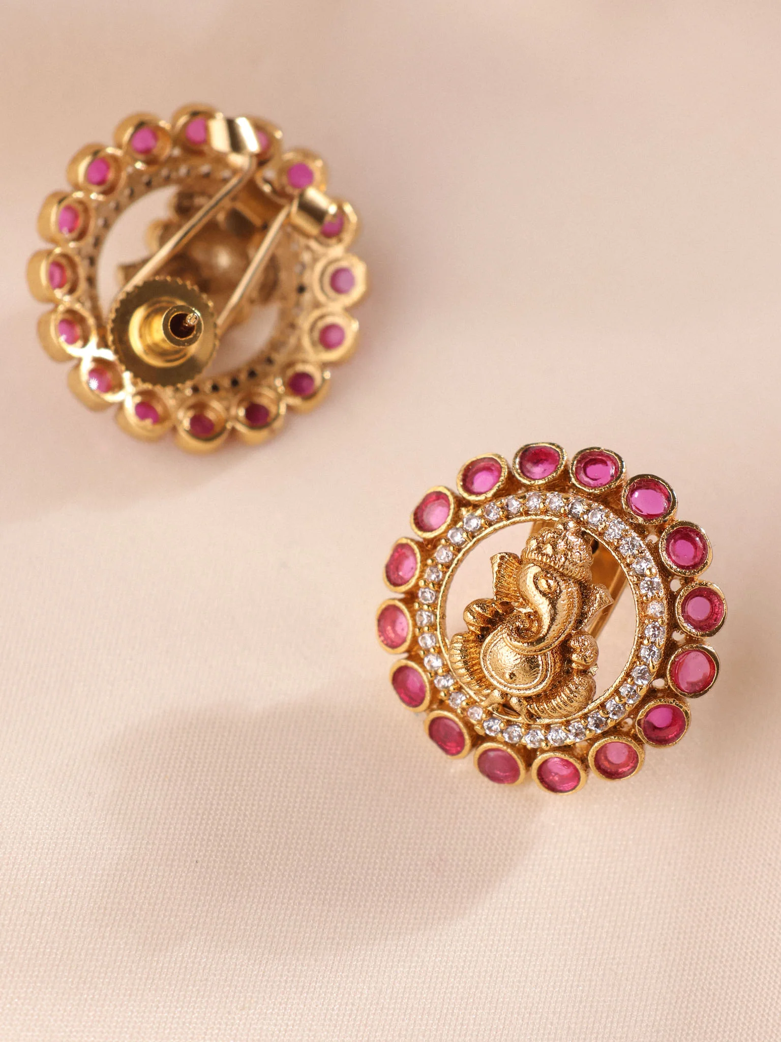 Vakratunda Ganesha Studs - Image 7