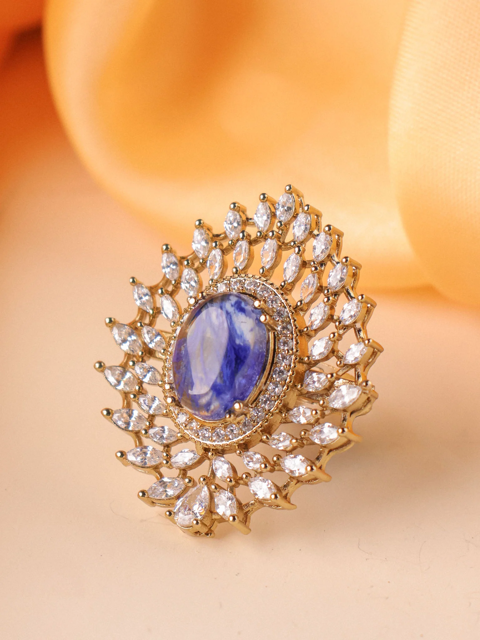 Victorian Statement Cocktail Ring - Image 7