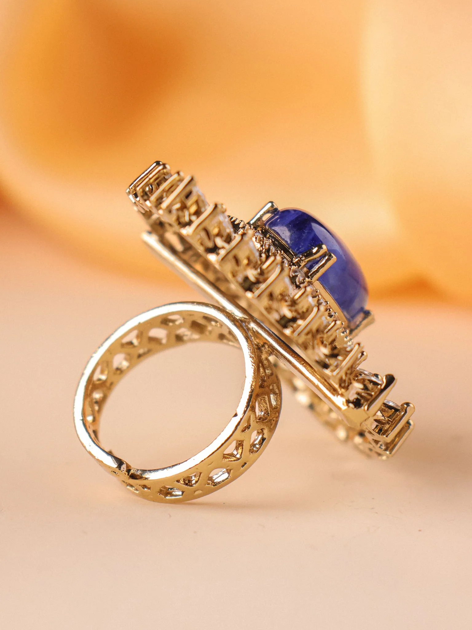 Victorian Statement Cocktail Ring - Image 8