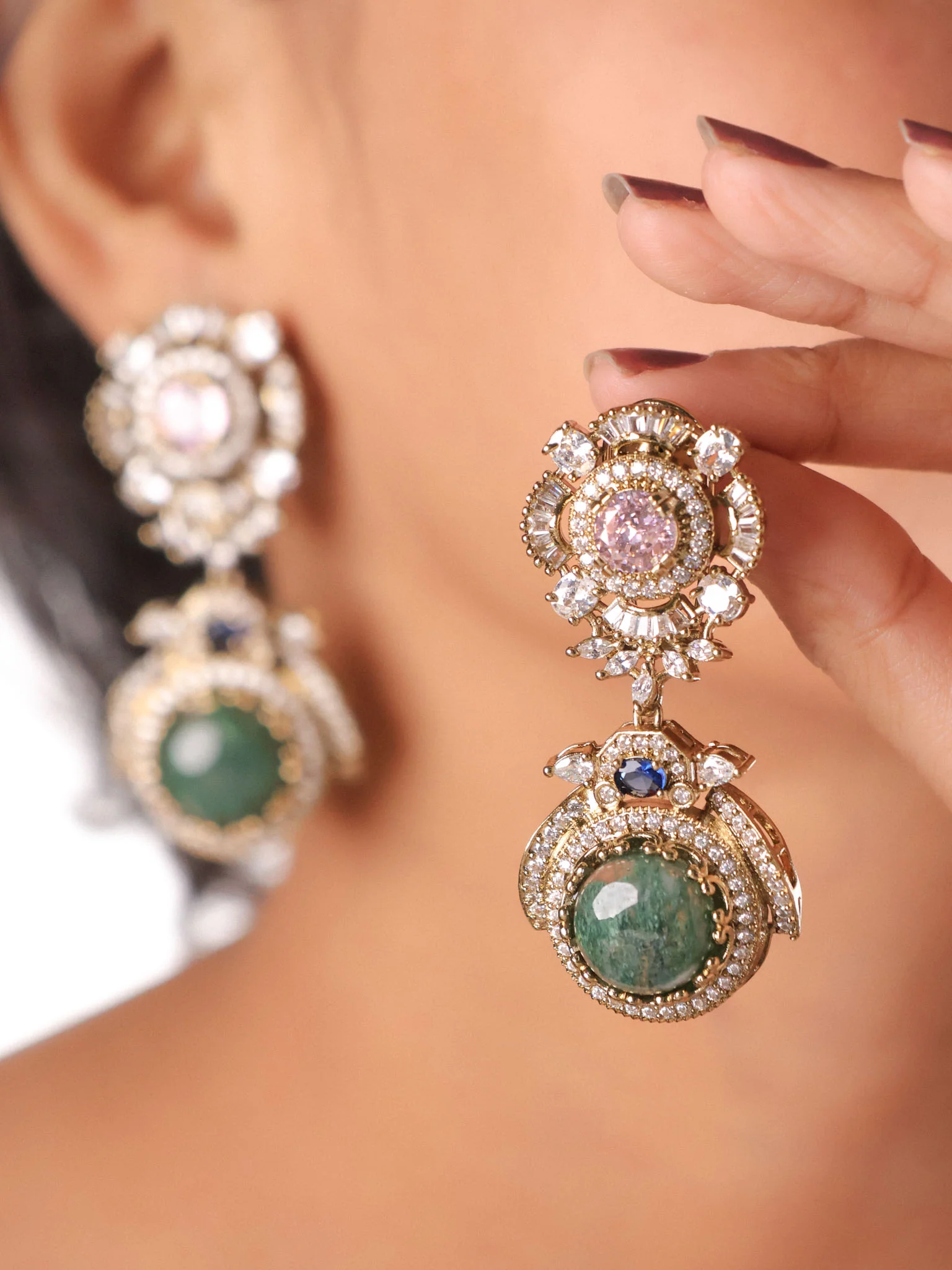 Vintage Drop Earrings - Image 3