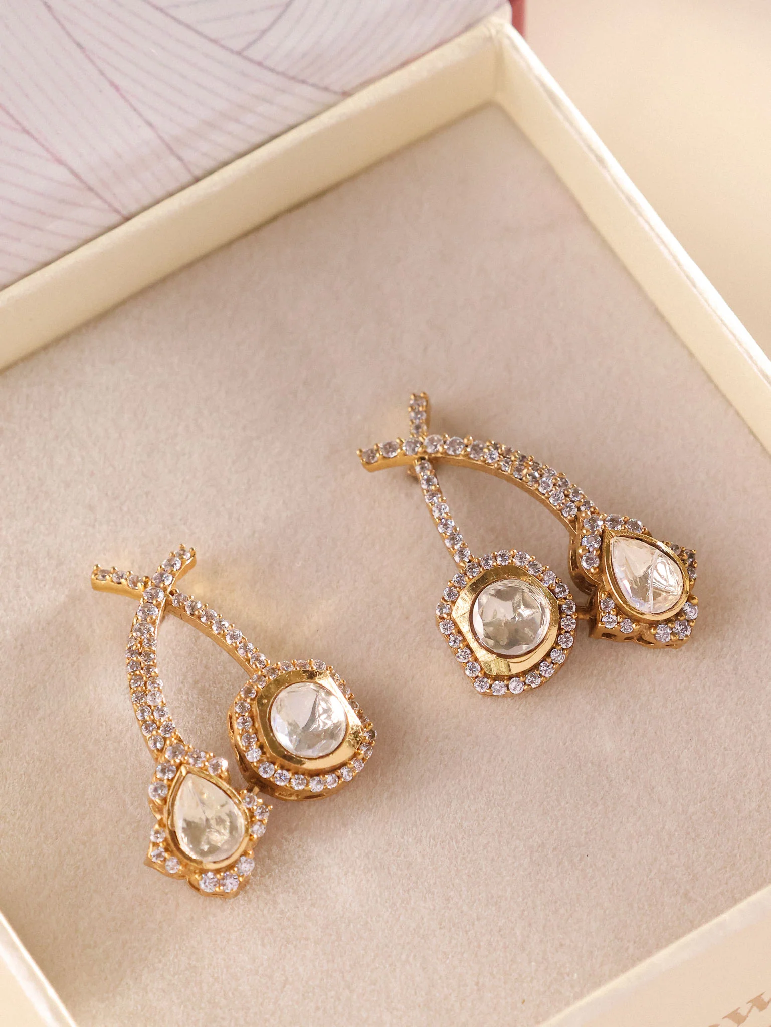 Vintage  Polki Earrings