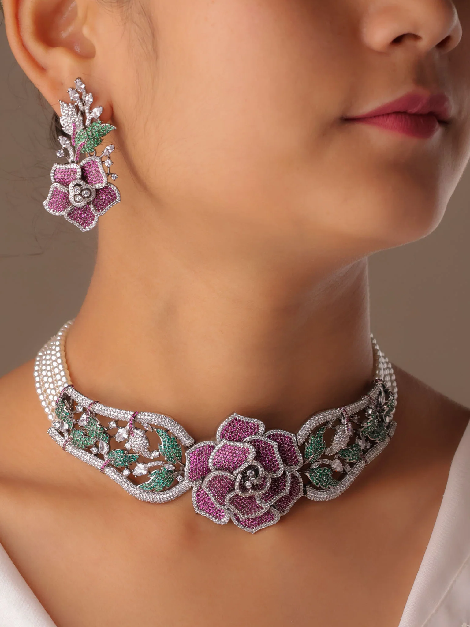 Vireya Couture Choker Set