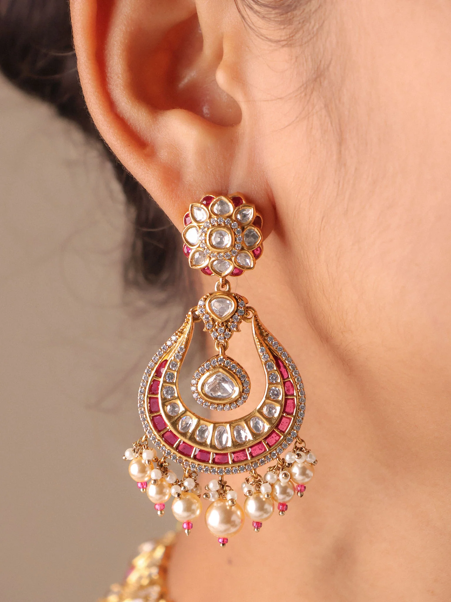 Zariah Noor Choker Set with Earrings & Maangtika - Image 7