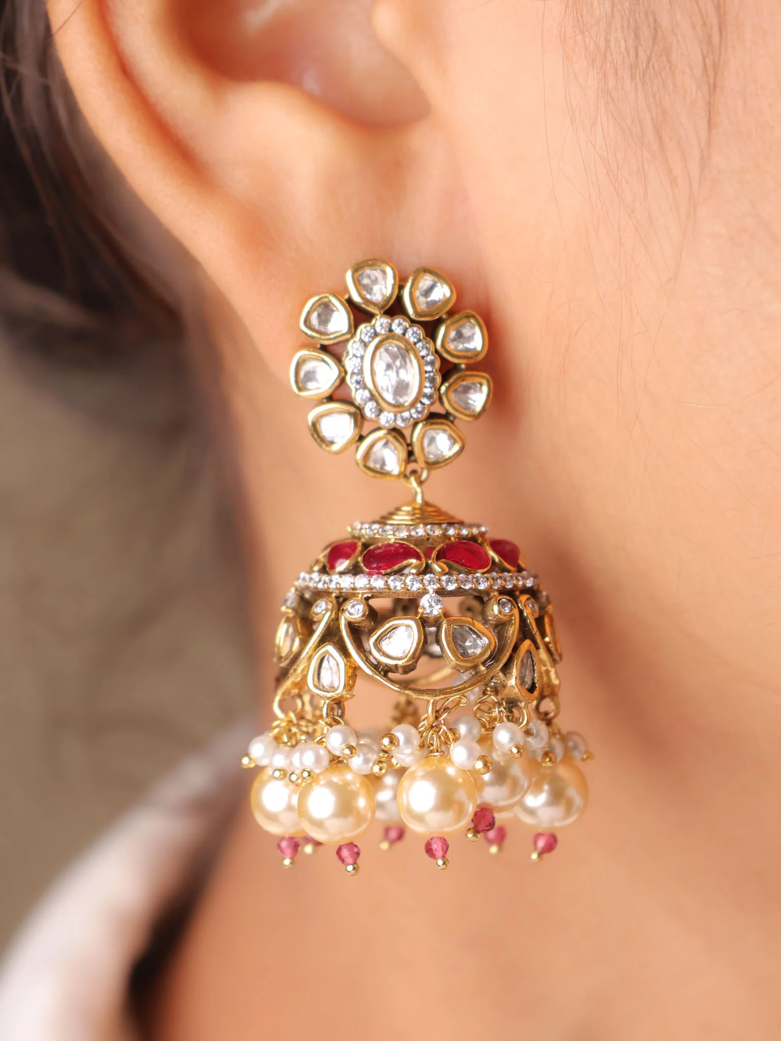 Zariah Noor Jhumkas - Image 2