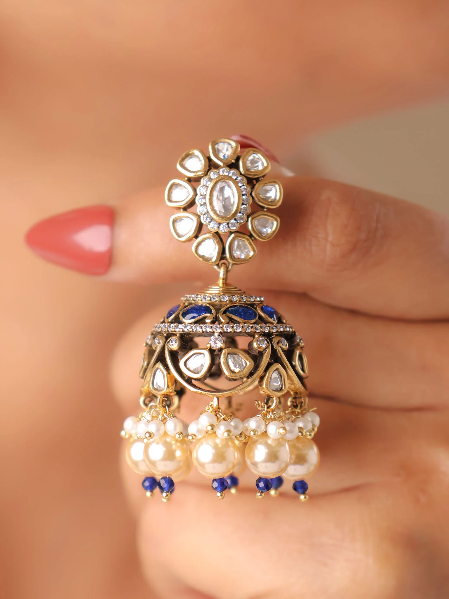 Zariah Noor Jhumkas - Image 6