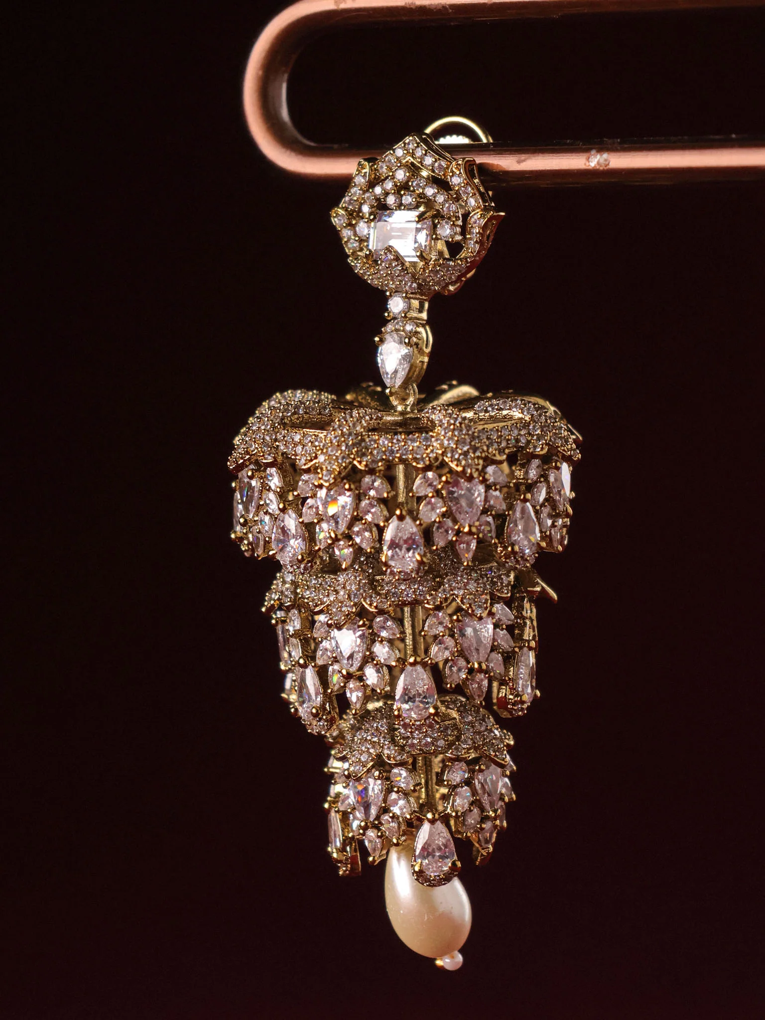 Zarina Heirloom Chandelier Earrings - Image 4
