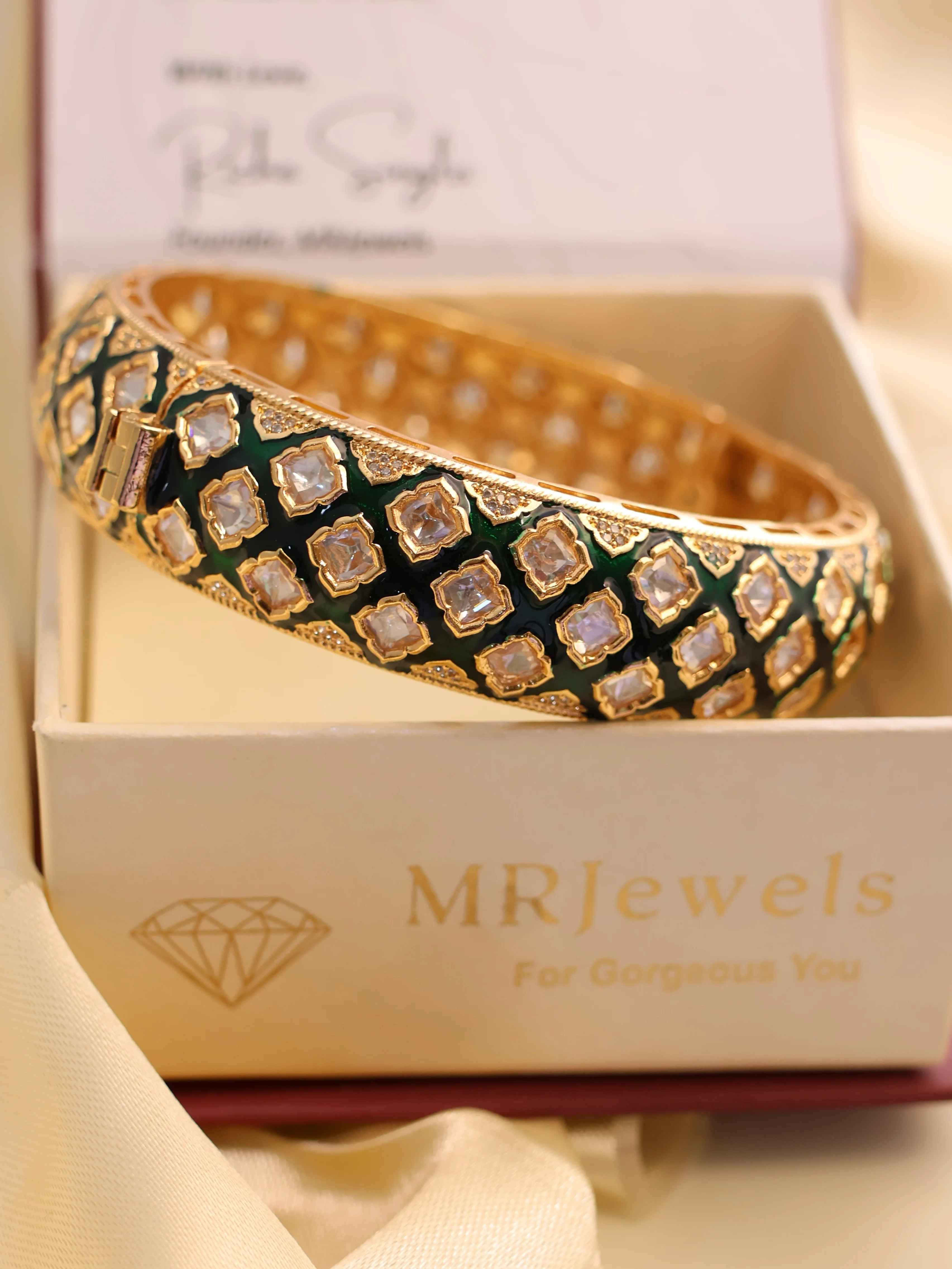 Zarina  – Luxurious Heritage Kada Design Openable - Image 2