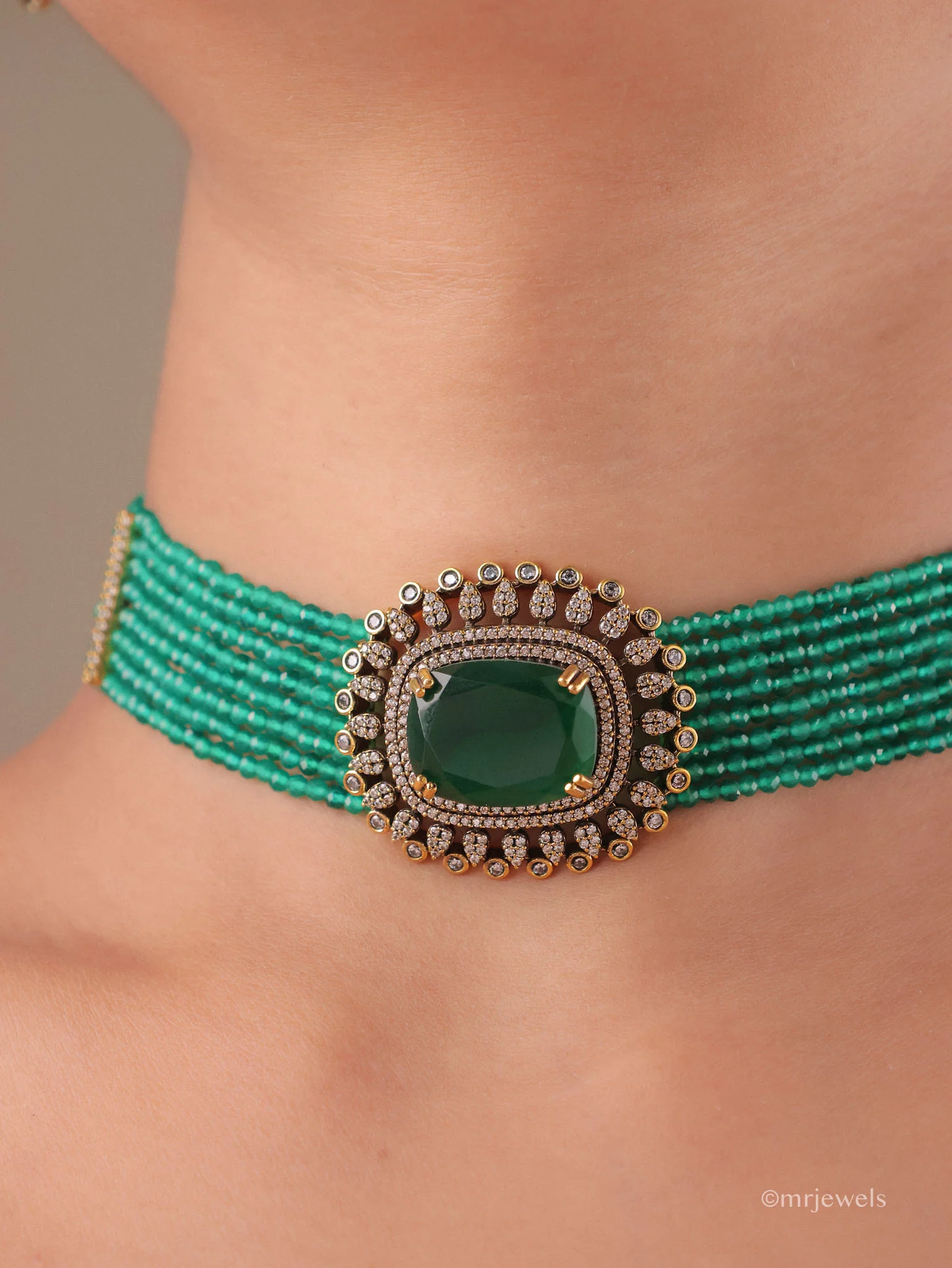 Zariya Antique Choker Set - Image 2