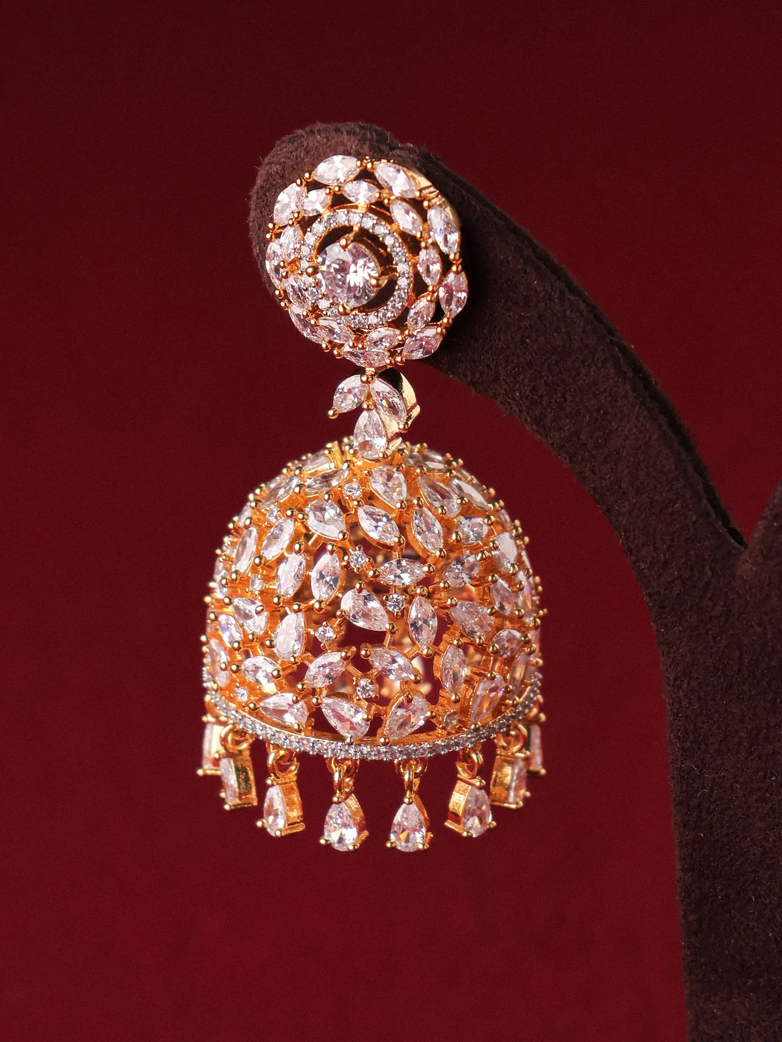 Zehra Noor Dome Jhumki Earrings - Image 3
